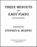 Three Short Menuets for Piano